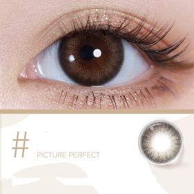 Mini Series Daily Color Contact Lenses (Option: Film brown-0Degree)