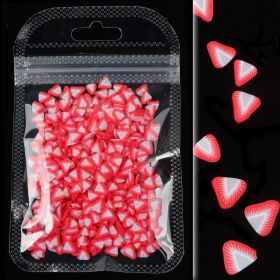 Soft Clay 10g Bag Of Fruit Summer Nail Jewelry Thin Patch Phototherapy (Option: Strawberry slices)