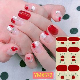 Net Red Nail Stickers Sports Style Trend (Option: J)