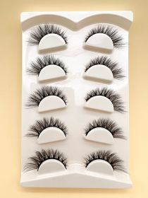 Mink Eyelashes Eye Tail Lengthening Natural Eyelashes Flat False (Option: D539K)