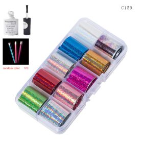 Nail Art Transfer Foils Set Of 12 (Option: C159 Set)