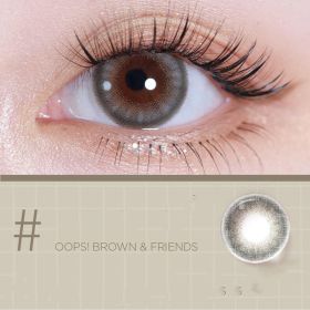 Mini Series Daily Color Contact Lenses (Option: Quiet Grey-125degree)