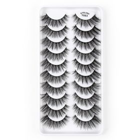 3D Imitation Mink Hair Natural Length False Eyelashes Three-dimensional (Option: Y603)