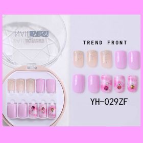 Korean Wearable Nail Art Short 30 Pieces In A Box Waterproof Removable Nail Art Ins Manicure Fake Nails (Option: 29Z)