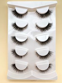 Mink Eyelashes Eye Tail Lengthening Natural Eyelashes Flat False (Option: D1032K)