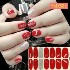 Net Red Nail Stickers Sports Style Trend (Option: W)