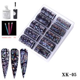 Nail Supplies Transfer Sticker (Option: XK05 Set)