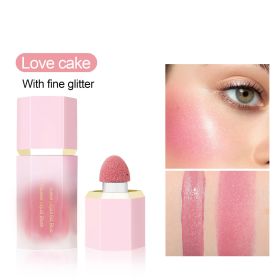 Liquid Powder Blusher Ruddy And Expansive Color Eye Shadow Cosmetic Makeup (Option: 1love cake)