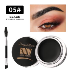 Eyebrow Dye Cream Waterproof Long Lasting Singl Gel (Option: E)