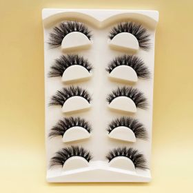 Mink Eyelashes Eye Tail Lengthening Natural Eyelashes Flat False (Option: D388K)