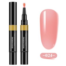 One-step Glue Three-in-one Nail Polish Glue Pen Lazy Long-lasting Phototherapy Glue Nail Manicure (Option: Onestep glue24)