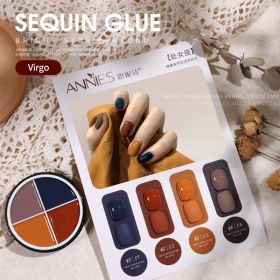 Popular Color Twelve Constellation Series Solid Nail Polish For Nail Salon (Option: Virgo)