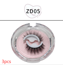 False Eyelashes Self-adhesive Strip (Option: Self adhesive ZD05-3PCS)