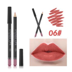 Waterproof And Durable Matte Lipliner (Option: 1G-06Color)