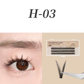 0.07mm Black Natural Bushy Sessile Trichoderma Grafted Ciliary (Option: 3 Style-10mm)