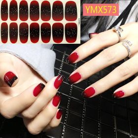 Net Red Nail Stickers Sports Style Trend (Option: K)