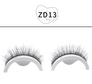 False Eyelashes Self-adhesive Strip (Option: Natural self adhesive ZD13-1PC)