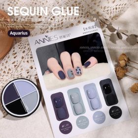 Popular Color Twelve Constellation Series Solid Nail Polish For Nail Salon (Option: Aquarius)