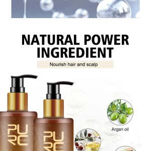 PURC Hair Care Ginger Biotin Three-piece Shampoo Conditioner Repair Dry And Frizz Essential Oil - Image 2