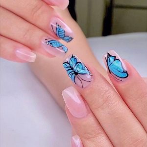 Love Milk Tea Wear Nail Finished Pieces - Image 1