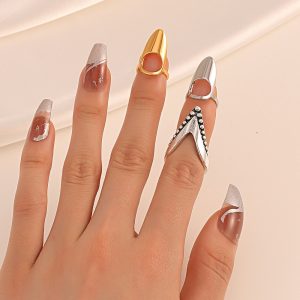 Women's Temperament Ring Nail Set - Image 3