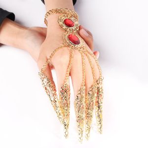 Dance Props Golden Indian Girl Nails - Image 3