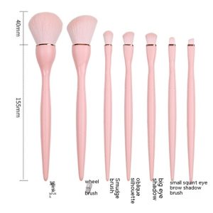 Small Waist Makeup Brush Suit 7 Pieces Full Set - Image 4