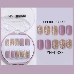 Korean Wearable Nail Art Short 30 Pieces In A Box - Image 1