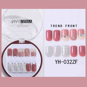 Korean Wearable Nail Art Short 30 Pieces In A Box - Image 1