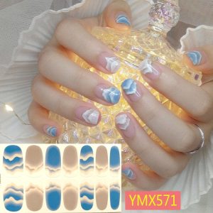 Net Red Nail Stickers Sports Style Trend - Image 1