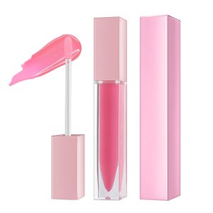 Lip Honey Matte Lipstick Glossy Clear Frosted Square Tube - Image 1