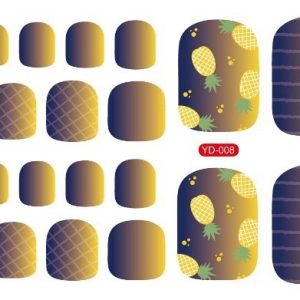 Summer Fashion Manicure Foot Sticker - Image 1