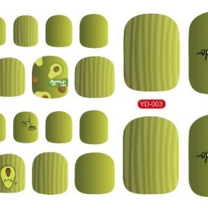 Summer Fashion Manicure Foot Sticker - Image 1