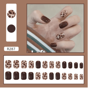 Nail Art Finished Fake Nail Scrub Nail Patch Wearable - Image 1