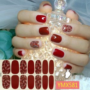 Net Red Nail Stickers Sports Style Trend - Image 1