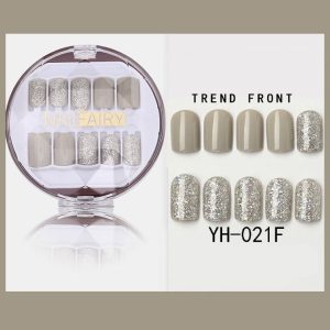 Korean Wearable Nail Art Short 30 Pieces In A Box Waterproof Removable Nail Art Ins Manicure Fake Nails - Image 1