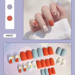 Nail Art Finished Fake Nail Scrub Nail Patch Wearable - Image 1