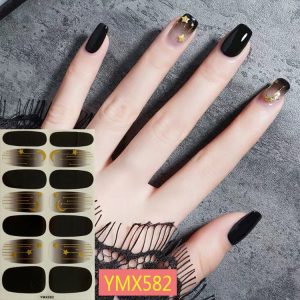 Net Red Nail Stickers Sports Style Trend - Image 1