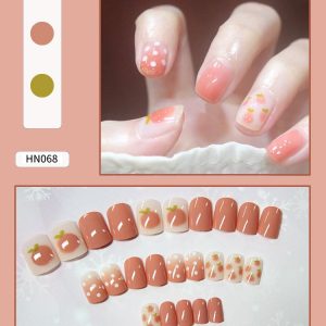 Nail Art Finished Fake Nail Scrub Nail Patch Wearable - Image 1