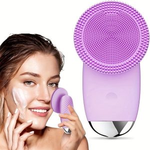 CONESN Electric Facial Cleansing Brush,Silicone Facial Cleansing Brush - Image 3