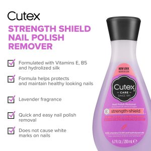 Cutex Strength Shield Nail Polish Remover 6.7 fl oz - Image 2