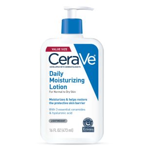 CeraVe Daily Moisturizing Lotion for Normal to Dry Skin, 16 oz - Image 1