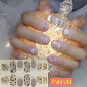 Net Red Nail Stickers Sports Style Trend - Image 1