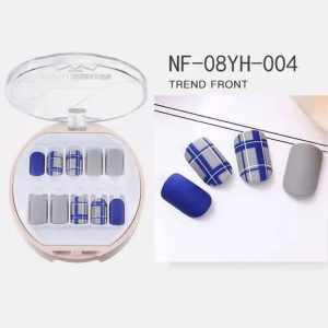 Korean Wearable Nail Art Short 30 Pieces In A Box Waterproof Removable Nail Art Ins Manicure Fake Nails - Image 1