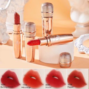 Cool Microphone Embossed Lipstick Not Easy To Makeup Long-lasting - Image 1