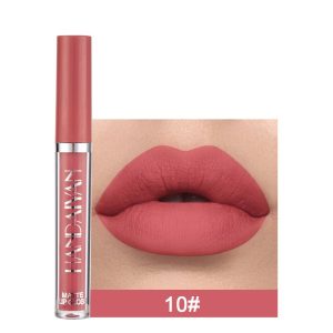 Lip Mud Lazy Lipstick Lip Glaze Authentic Matte Lip Gloss Not Easy To Dip Cup - Image 1