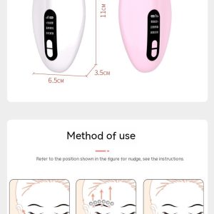 3D Roller EMS Micro Current Roller Vibration Facial Lifting Remove Fine Lines Face Slimming Device - Image 3