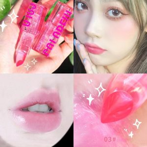 Moisturizing Color Temperature Lipstick Cute Girl Doodle Lip - Image 1