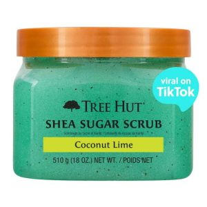 Tree Hut Coconut Lime Shea Sugar Exfoliating and Hydrating Body Scrub, 18 oz - Image 1