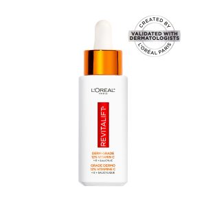 L'Oreal Paris Revitalift 12 Percent Vitamin C, and E, and Salicylic Serum, 1.01 fl oz - Image 1